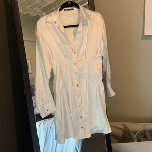 Zara silk mini dress.